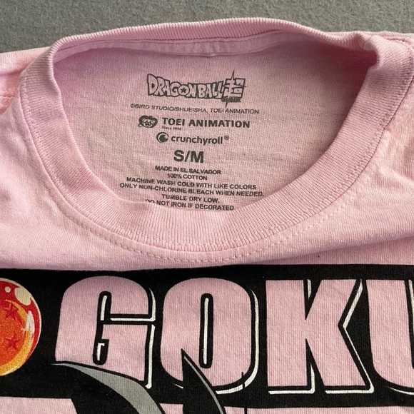 Dragon Ball Z Goku Ramen Long Sleeve Shirt Men’s Small/Medium Pink Anime Tee - Picture 4 of 6